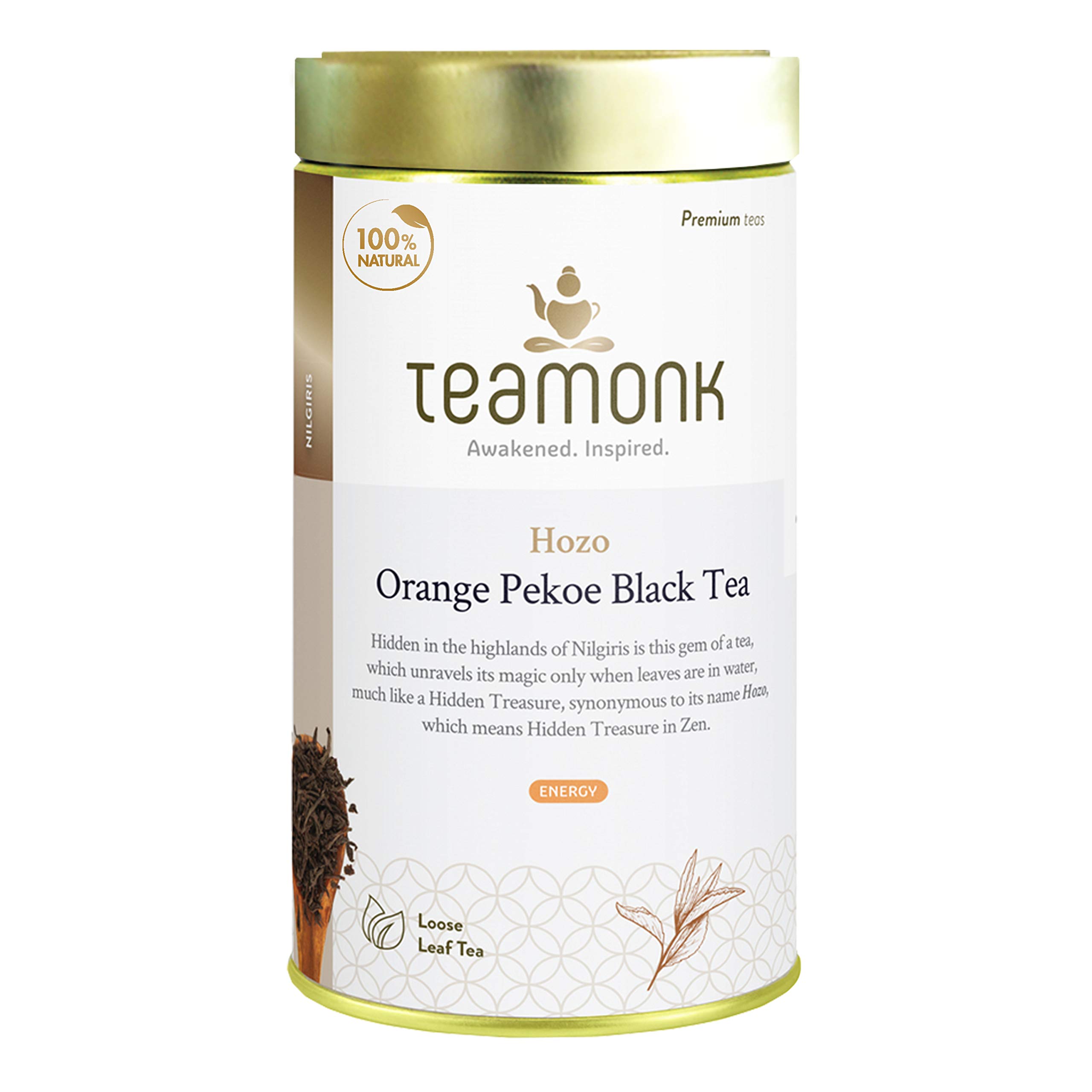 Teamonk Hozo High Mountain Orange Pekoe Black Tea - 150g Bag (Makes 75 Cups). Boosts Energy And Heart Health. Antioxidant Properties. Helps reduce BP. Whole Loose Leaves (No Powder) (B07XJMMFX8) Amazon Price History, Amazon Price Tracker