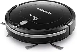 Aspirador de Pó Robô Fast Clean Plus, Bivolt, MONDIAL - RB-03, Preto