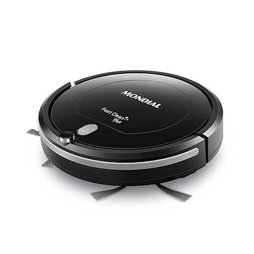 Aspirador de Pó Robô Fast Clean Plus, Bivolt, MONDIAL - RB-03, Preto