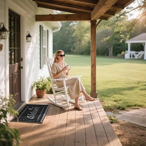 Miniatura 2 de Yimobra Tapete de Bienvenida, Tapetes de Puerta Resistentes y Duraderos para Entrada del Hogar Exterior Interior, Felpudo Delantero para Patio