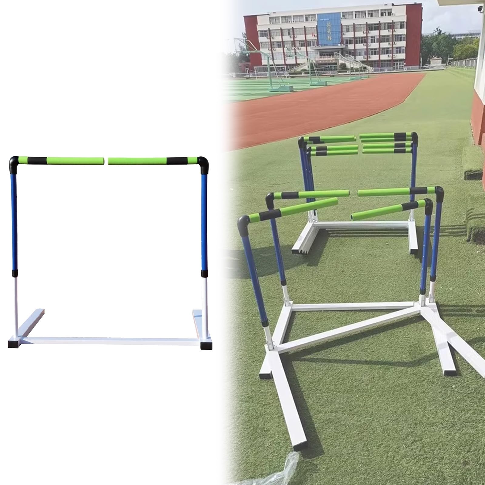 Haies de football pour exercices de saut modulables améliorant l'explosivité