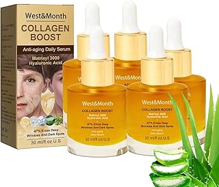 5PCS Pedia Advanced Collagen Boost Anti Aging Serum, Anti Aging&Anti-Wrinkle Serum for Face, Face Pure Anti Aging Skin Moisturizer, Hyaluronic Acid Serum for Face Firm Skin&Reduce Wrinkles, 30ml/1fl.oz