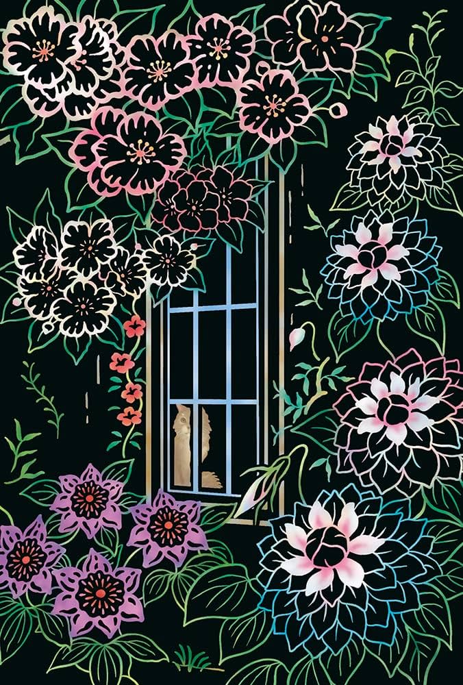 自律神経を整えるスクラッチアート 美しいイングリッシュガーデンの