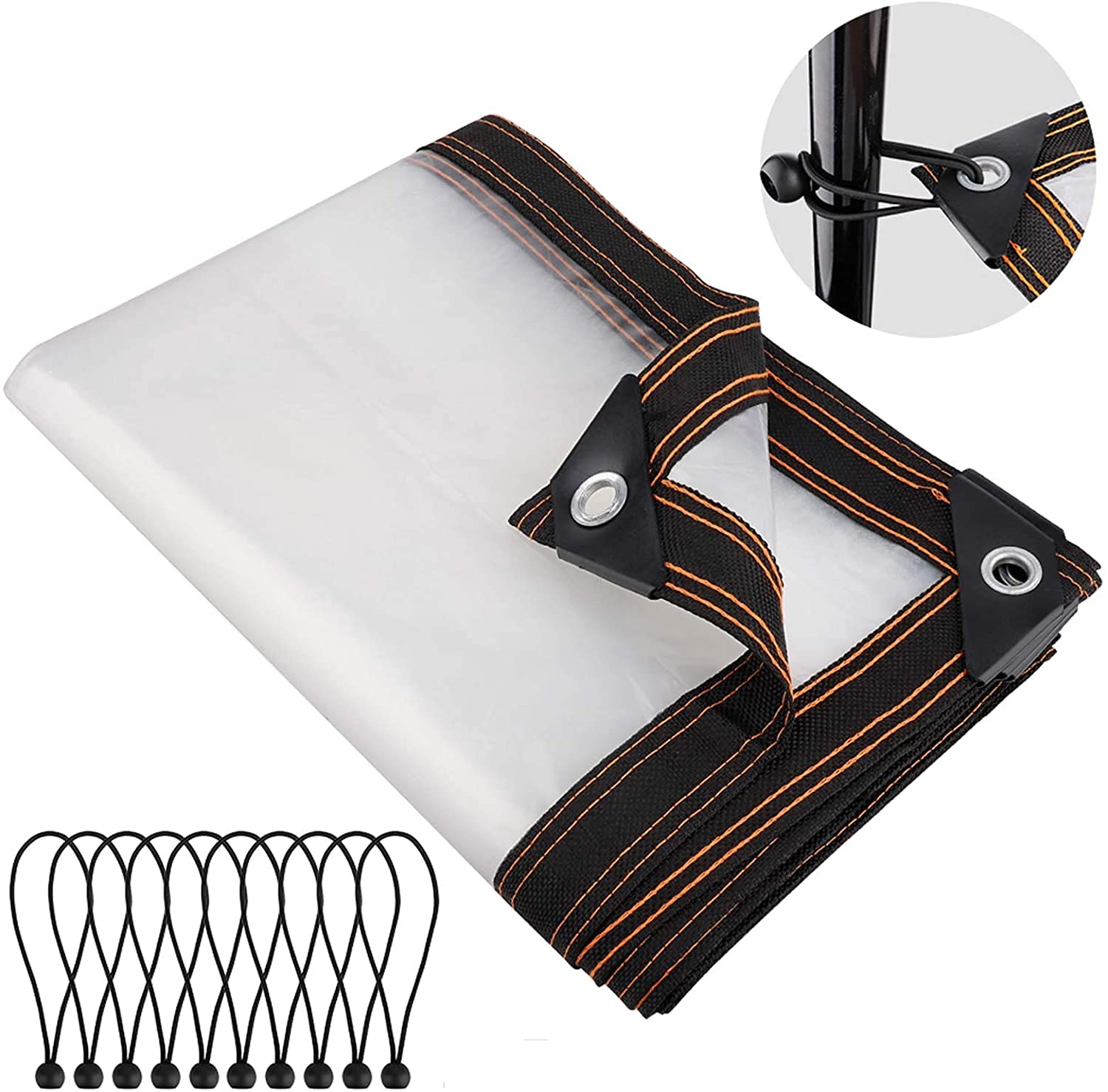 Toldo de sombra impermeable contra rayos UV y calor en zonas exteriores reducidas