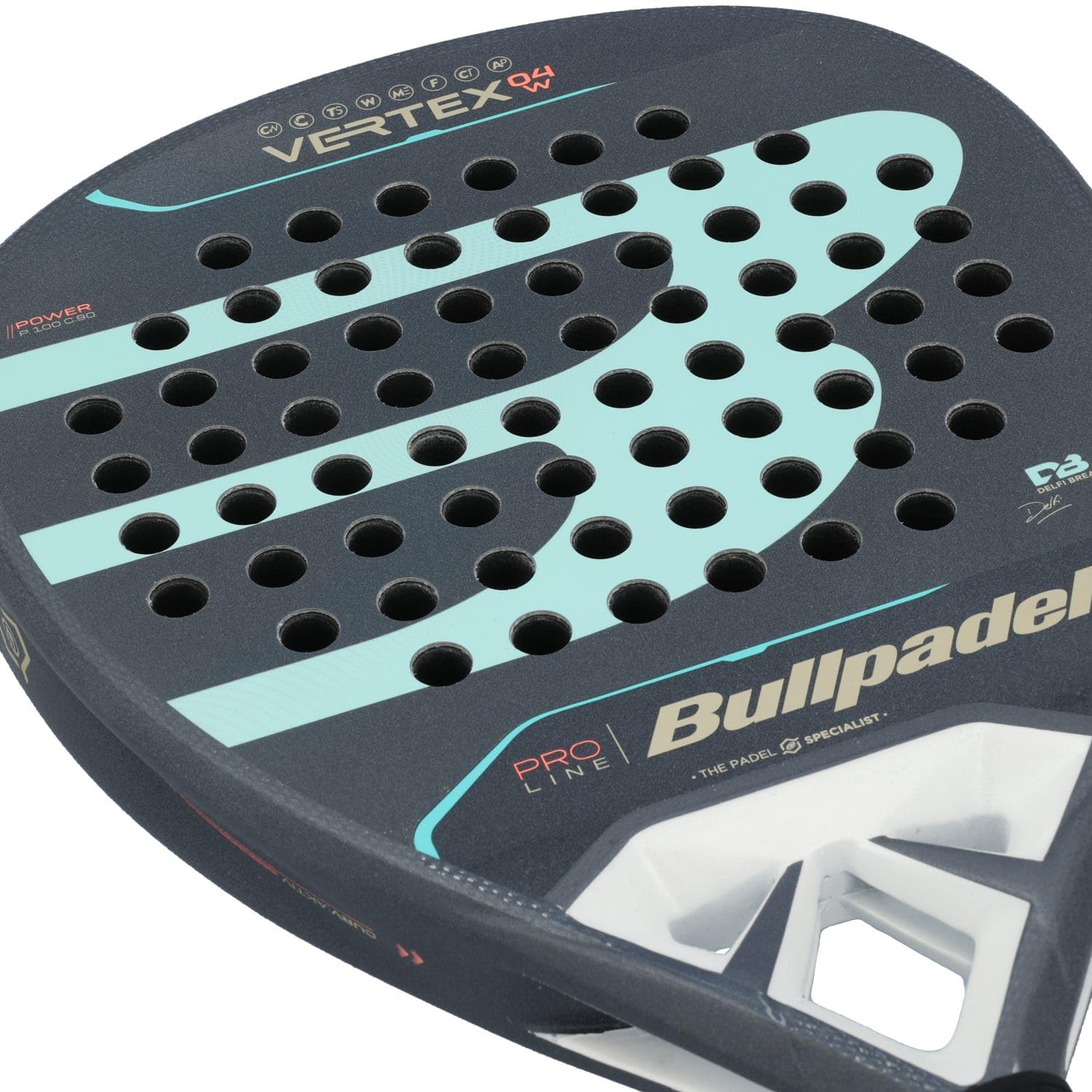 Bullpadel Vertex 04 Woman 24 Incordata: No G Racchette Da Padel Racchette Da Padel Blu Chiaro - Blu Scuro