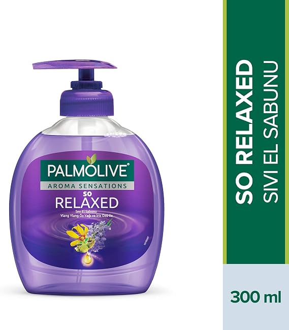 Palmolive Aroma Sensations So Relaxed Liquid Hand Soap with Ylang Ylang Essence Oil and Iris Extract (300 ml)