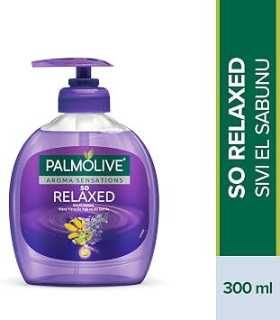 Palmolive Aroma Sensations So Relaxed Liquid Hand Soap with Ylang Ylang Essence Oil and Iris Extract (300 ml)