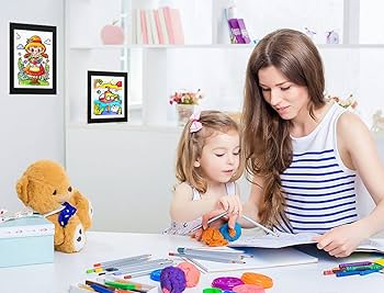 Amazon.co.jp: SanerDirect 子供用アートフレーム 前開き A4