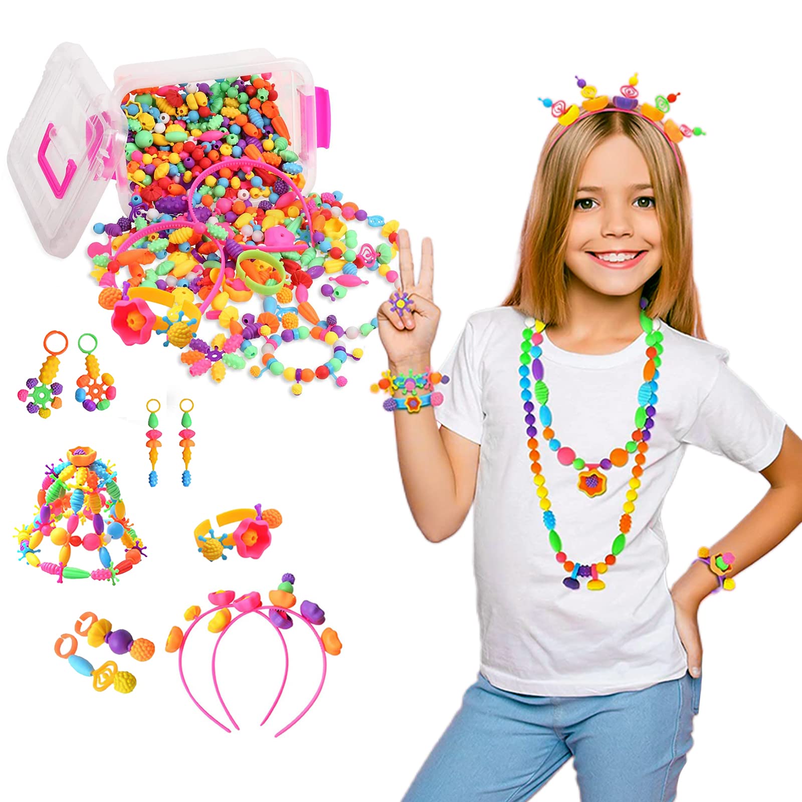 Amazon.co.jp: hengfang ハニーアートビーズ【 528ピース】メイキング