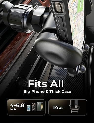 Miniatura 7 de LISEN Primes for Day Delas - Soporte de teléfono para ventilación de automóvil, resistente y mejorado para ventilación, teléfono celular Hodler para