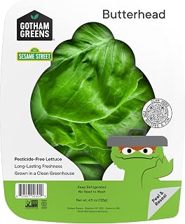 Gotham Greens Butterhead Lettuce 4.5 oz - Fresh, Sustainable Greenhouse Grown, Pesticide-Free Boston Bibb Leaves