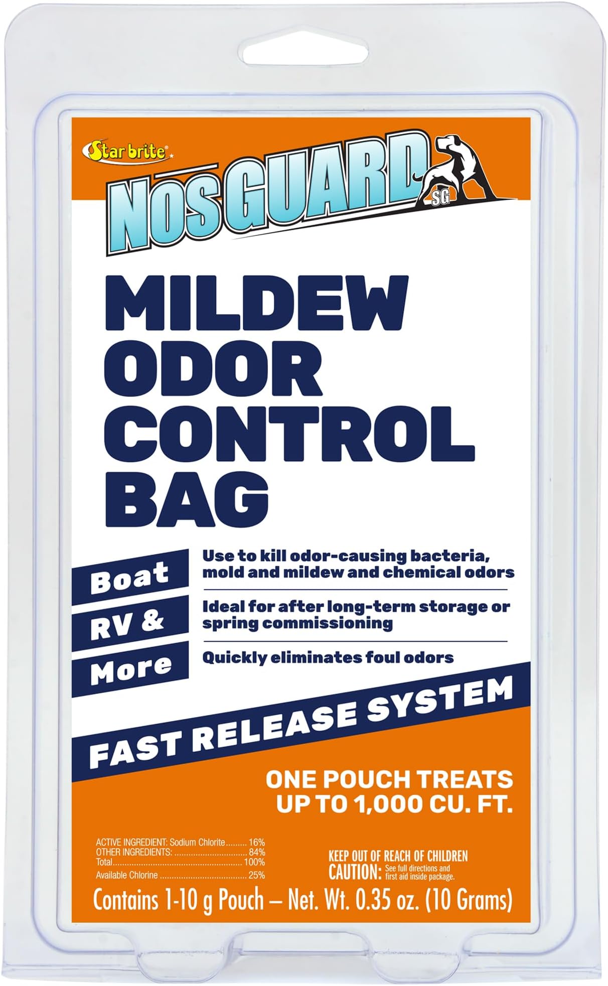 Mildew Odor Control Bags - Eliminate Mold, Mildew & Other Foul Smells