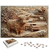 【CADEAUX & DÉCORATION】: Cadeau idéal pour toutes les occasions – Noël, anniversaire, etc. –, ce puzzle est une attention délicate qui témoigne de votre affection. Une fois terminé, il peut être encadré pour devenir une décoration murale unique, apportant une touche personnelle et décorative à votre intérieur