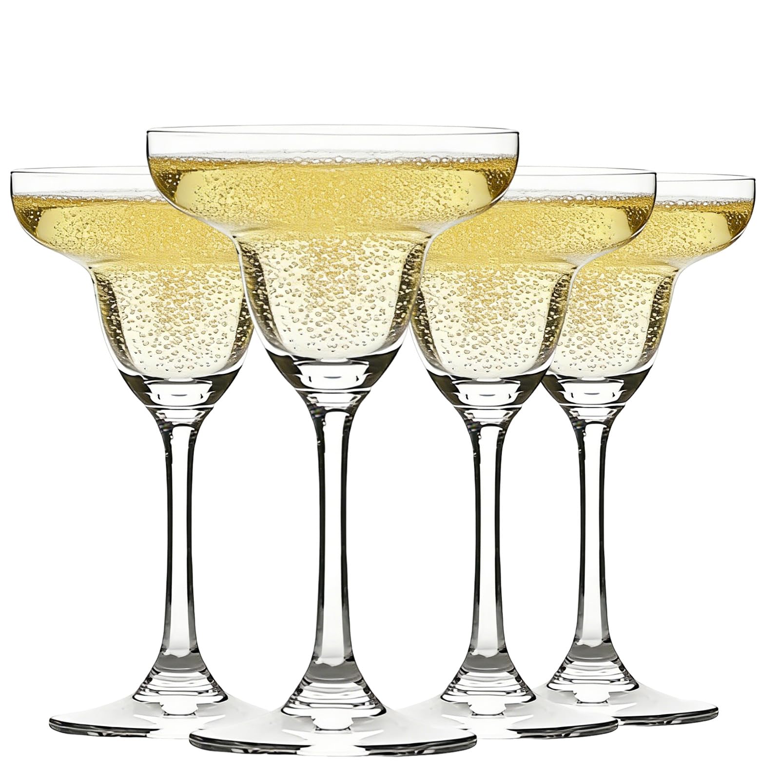 MYKAGS Gläser Set 4, Margarita-Gläsern, 455 ml Elegante Cocktailgläser für Frozen Drinks, Cocktails und Pina Coladas