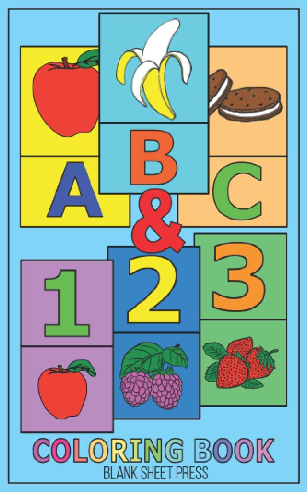 Independently Published ABC & 123: (On-The-Go) Coloring And Activity Book For Kids and Toddlers