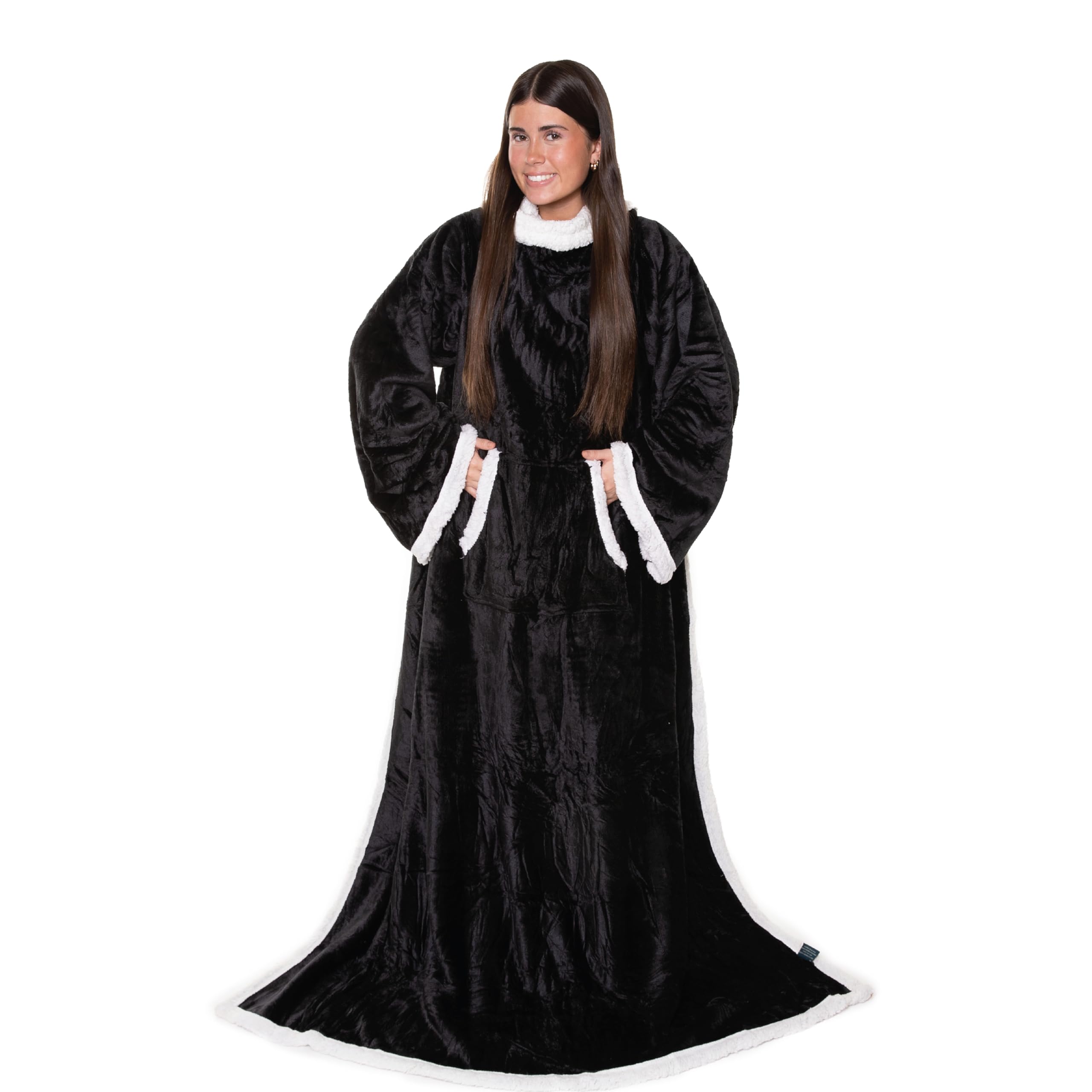 Snuggie The Original Wearable Blanket With Sleeves &amp; Pockets | Cozy Oversized Throw for Adult Men &amp; Women | One Size, 71x54