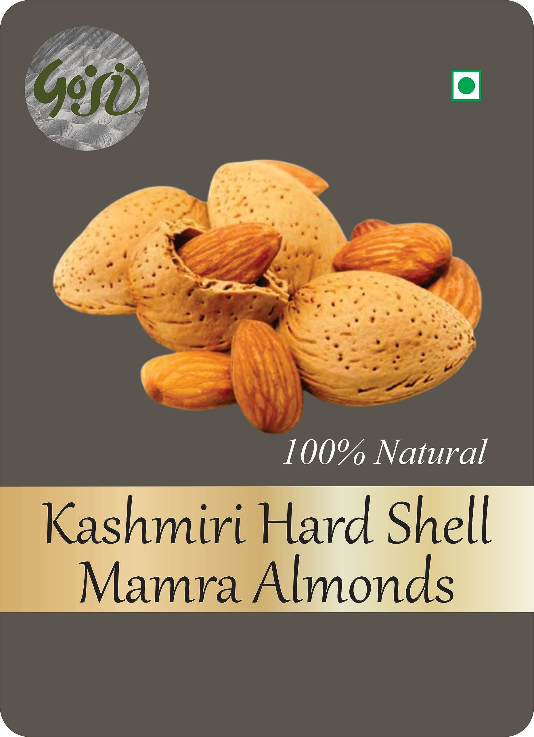 GOJI Royal Mamra Almonds 100% Pure Badam With Hard Shell|High Oil Content, Rich In Antioxidants|Enhances Brain Power And Stamina (500 g) (B0CGNMJ7SJ) Amazon Price History, Amazon Price Tracker
