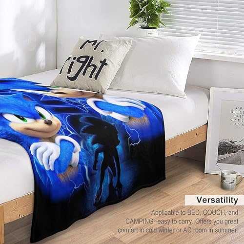 Miniatura 6 de Manta de franela suave de 50 x 60 pulgadas, decoración del hogar, regalos para cama, sofá, silla, viajes, estilo 2