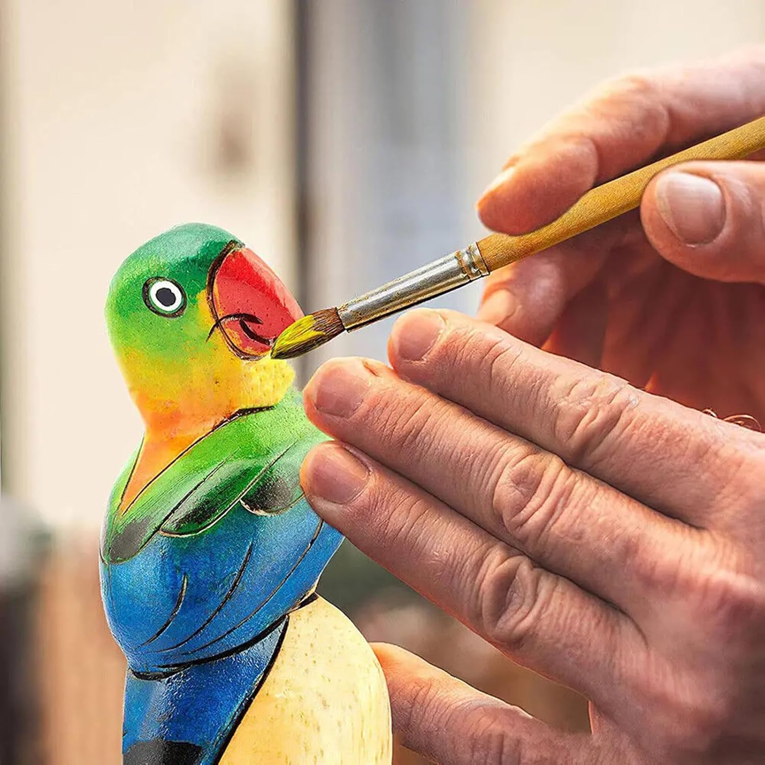 10PCS Unfinished Wooden Blocks for DIY Carving, 6x2x2in Rectangular Wood Craft Cubes, Whittling Wood Blank Blocks for Wood Carving