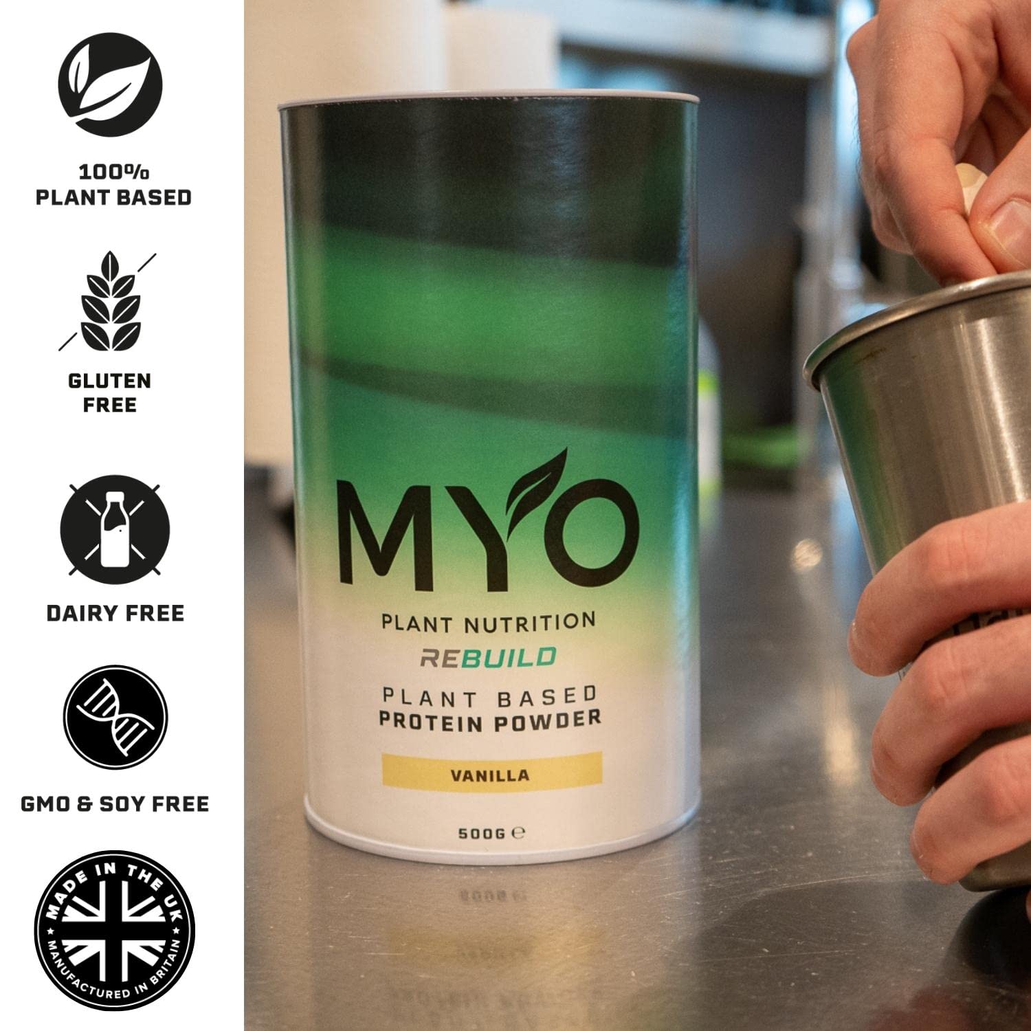 Buy MYO Plant Nutrition Vegan Protein Powder 500g Plant Based