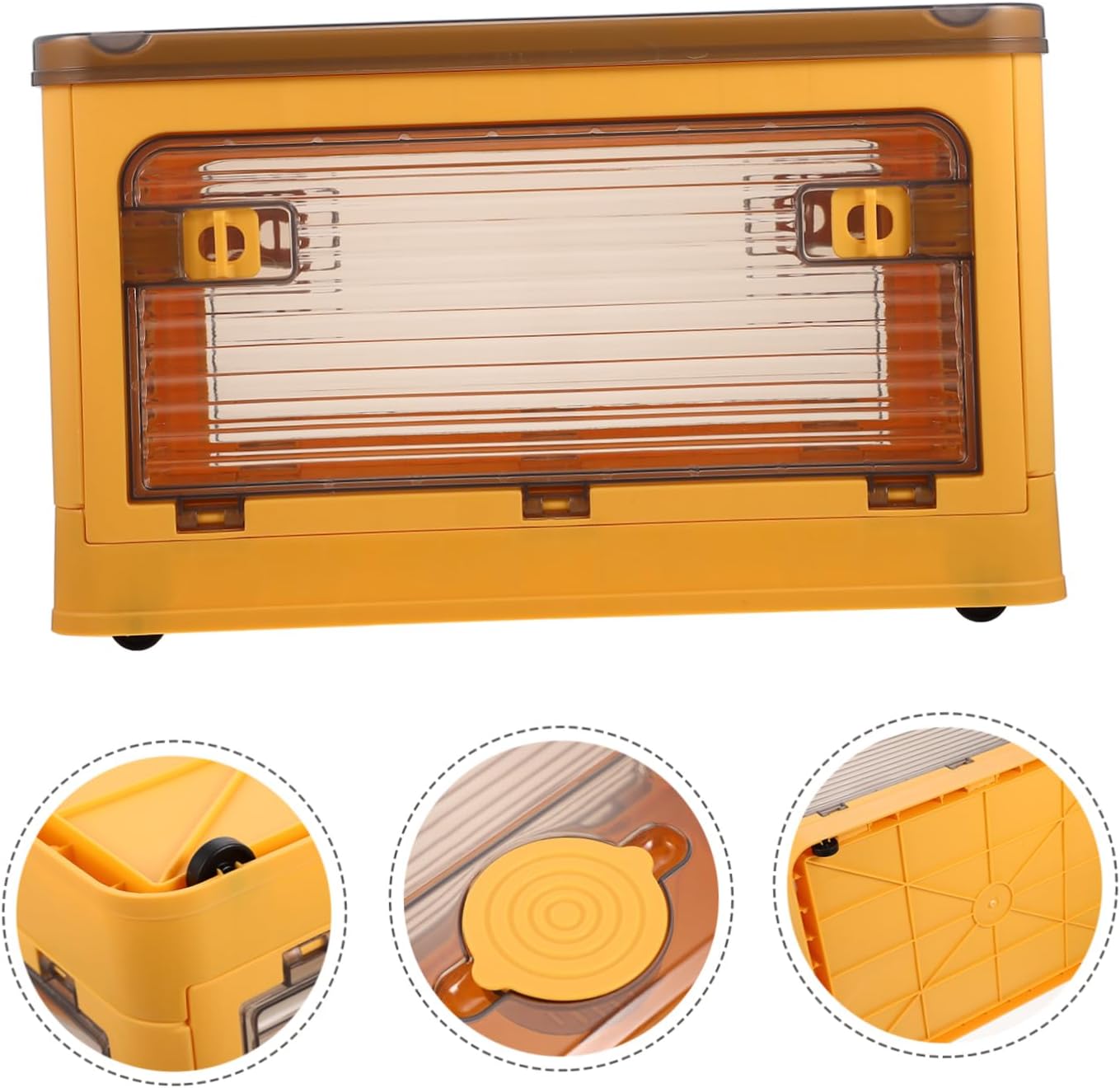 Alipis Foldable Sundries Storage Holder Tabletop Storage Box Home Organizer Multi-function Box