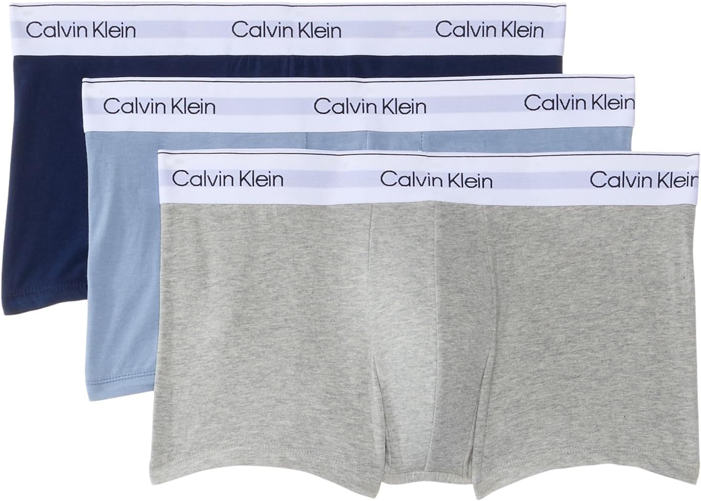 Calvin Klein Men's Modern Cotton Stretch Low Rise Trunk 3-pack