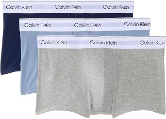 Calvin Klein Mens Modern Cotton Stretch Low Rise Trunk 3-pack