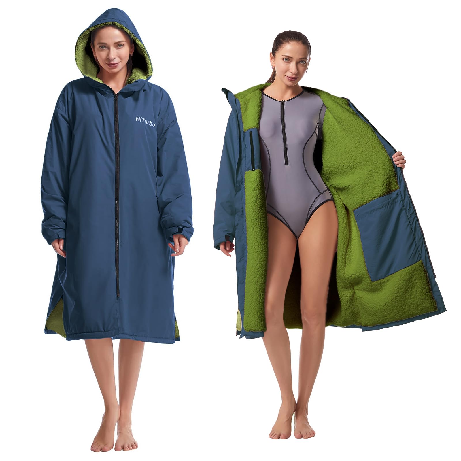 Hiturbo Warm Waterproof Swim Parka