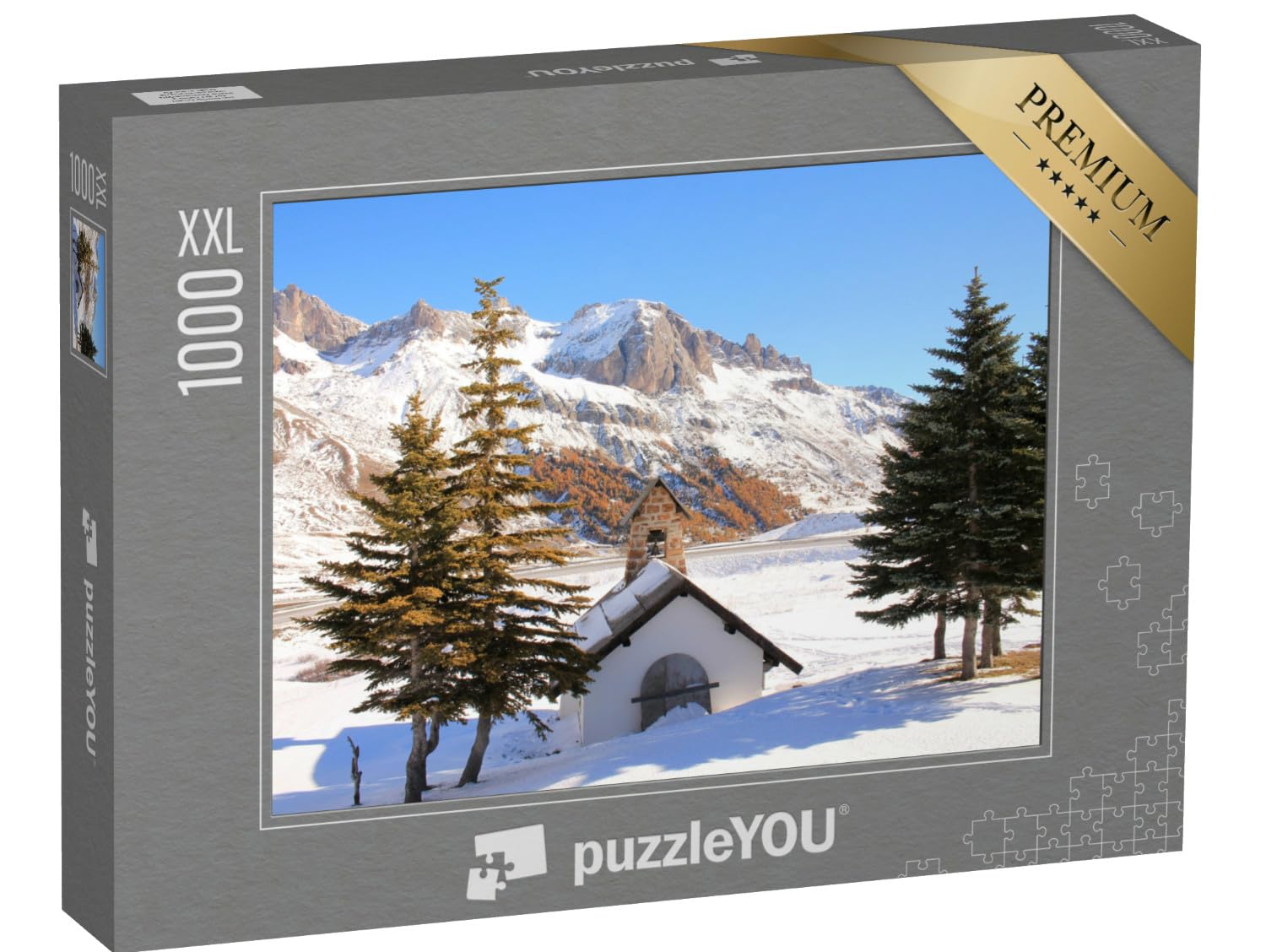 Puzzle 1000 pièces XXL « Paysage d'automne dans Les Alpes françaises, Hautes Alpes »