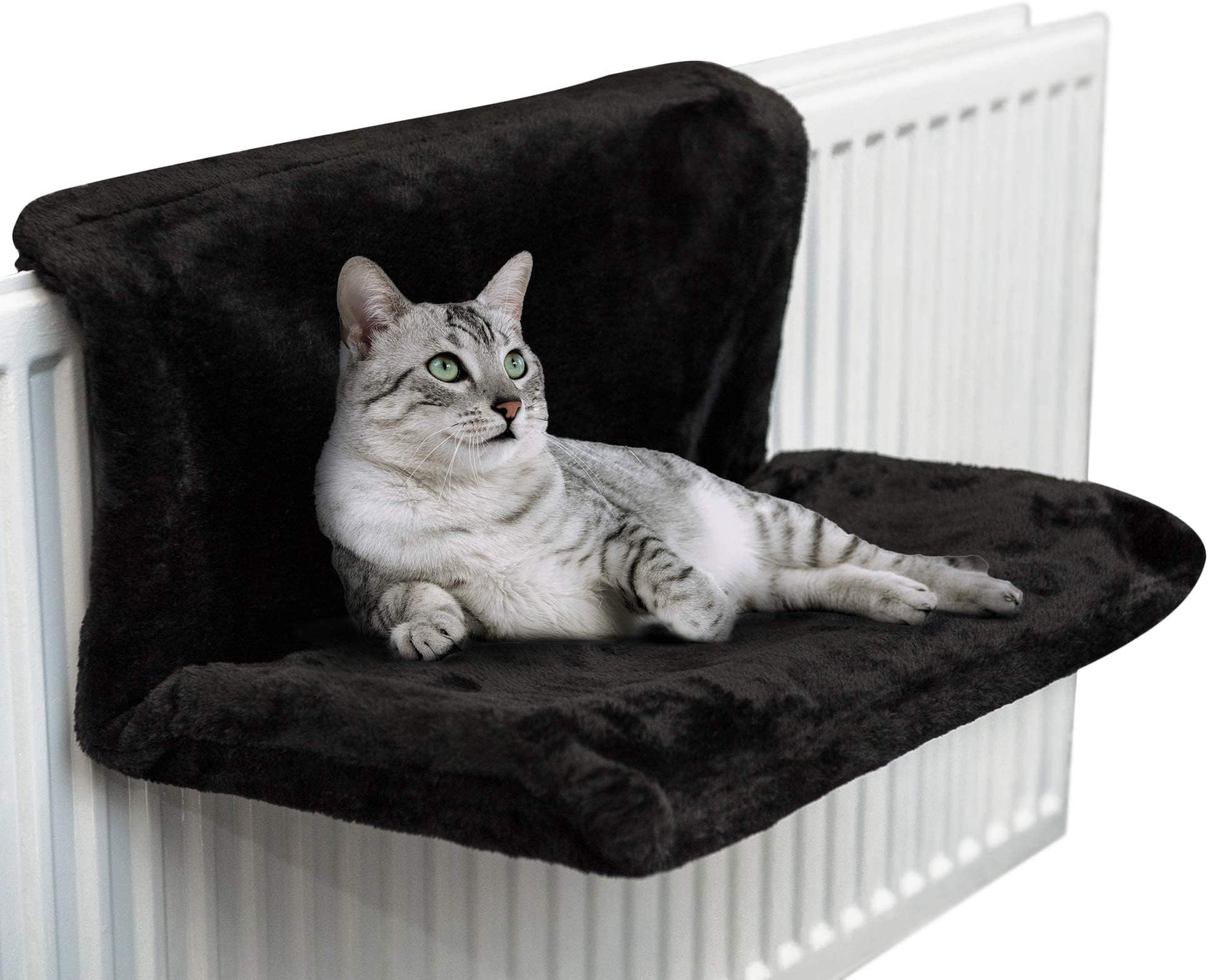 Petlicity Warm and Cosy Pet Cat and Dog Radiator Bed (Black) : Amazon ...