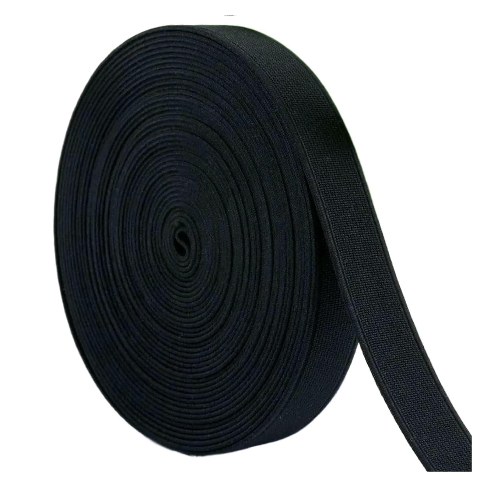 Cordón elástico extensible, Banda elástica de 15-25 mm y 2-10 m for costura DIY(No 3 25mm,10M)