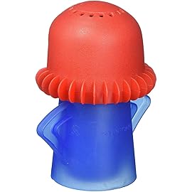 TOPIST Angry Mama Microwave Cleaner Angry Mom Microwave Oven Steam Cleaner and Disinfects With Vinegar and Water for Kitchens, Steamer Cleaning Equipment Cleans the Crud in Minutes (Blue)