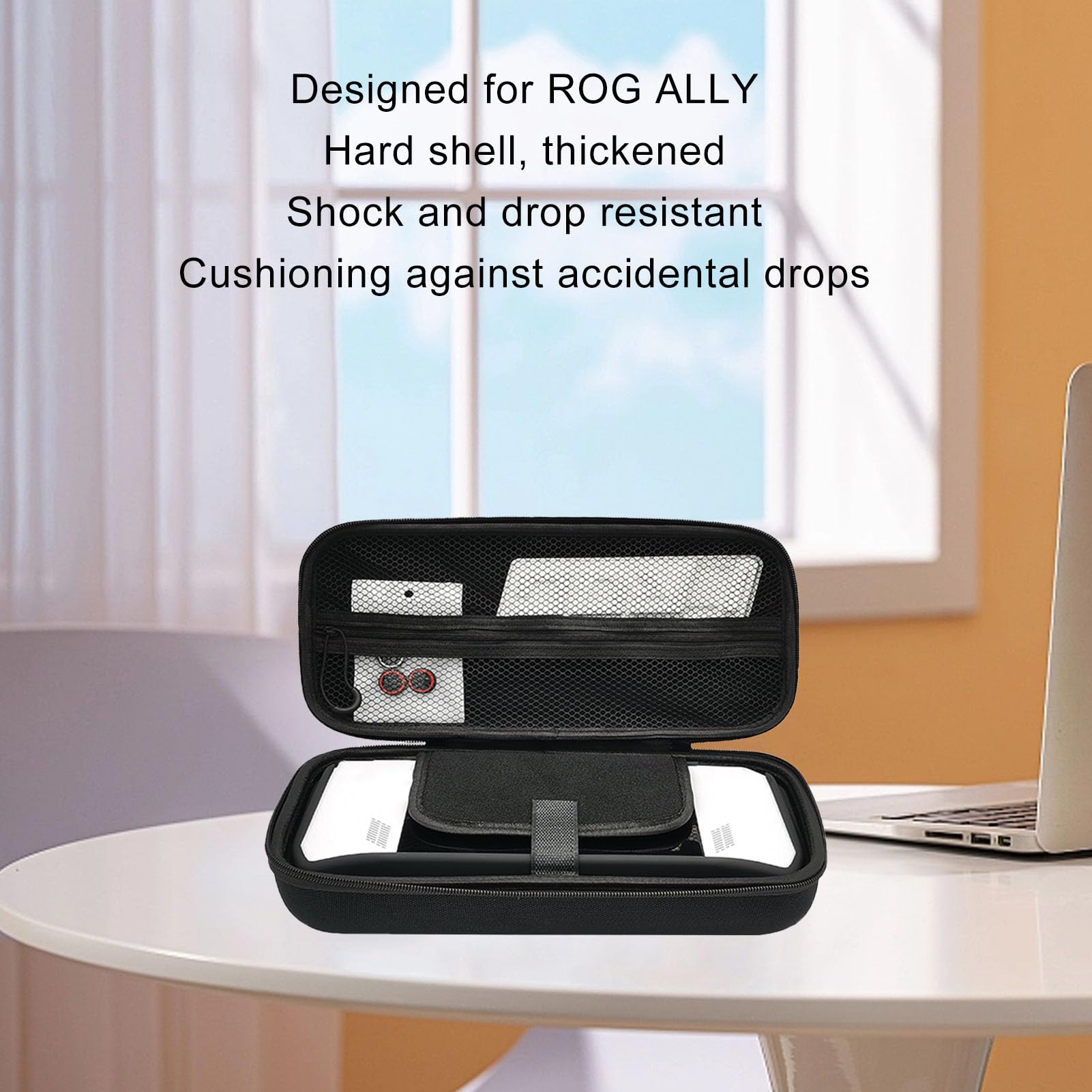 Acouto Custodia da Trasporto per Console Portatile Custodia Rigida Antiurto Impermeabile Protettiva da Viaggio in EVA per Console per Guscio Robusto ROG ALLY Resistente Agli Urti ALLY HARD Ispessita e