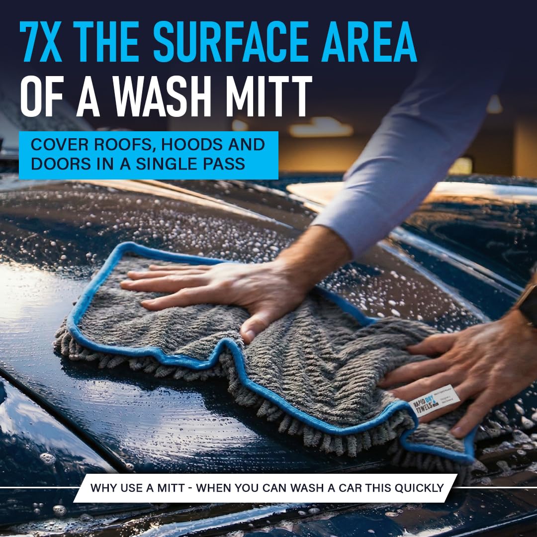 Rapid Dry Towels Mach 2 - Toalla de lavado de coche