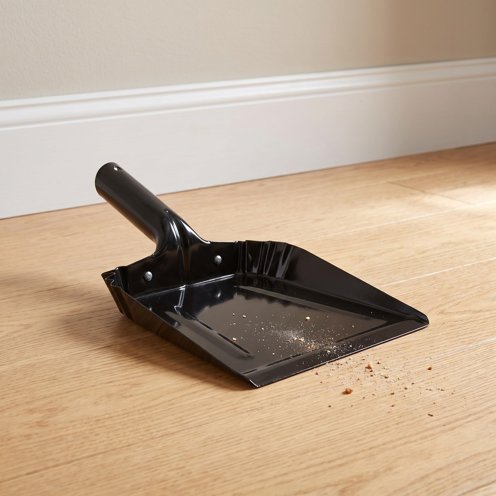 Lurrose Recogedor de Metal - Recogedor de Mano - de Hierro para Limpieza de Escritorio, Cocina y hogar - Herramienta de Limpieza Resistente para Recoger Basura y escombros