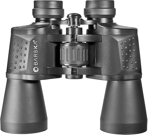 Barska CO10675 X-Trail - Prismáticos porro gran angular de 12 x 50 para observación de aves, senderismo, deportes, eventos, teatro, etc., color negro