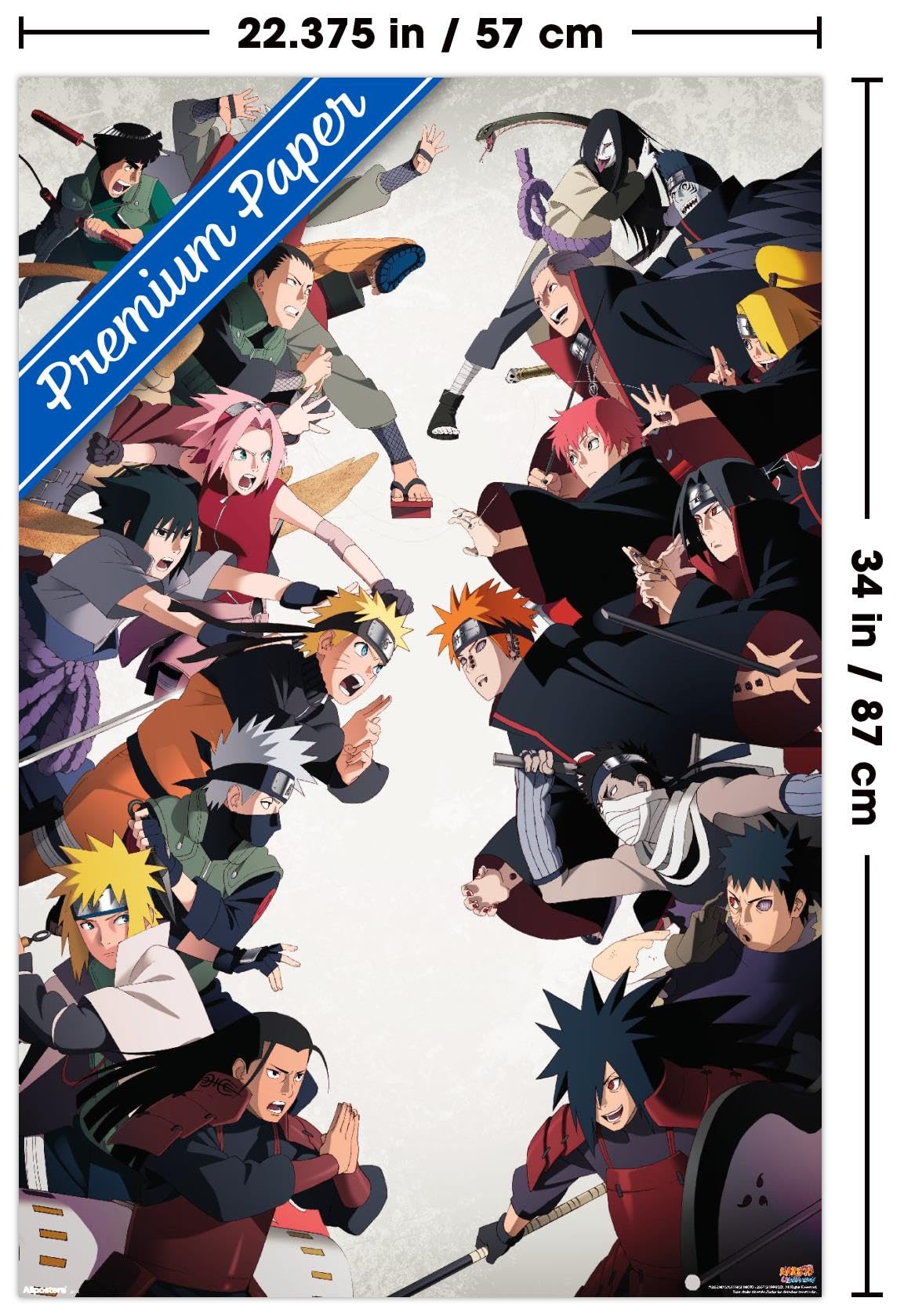 Amazon.com: Trends International Naruto Shippuden - Face-Off Wall