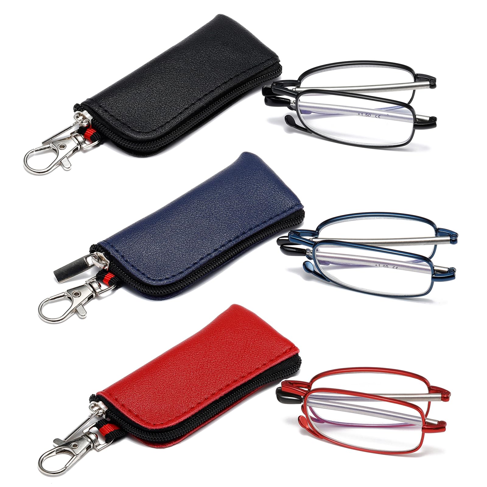 OWTXIS Blaulichtblockierende Lesebrille - Schlanke Taschenle