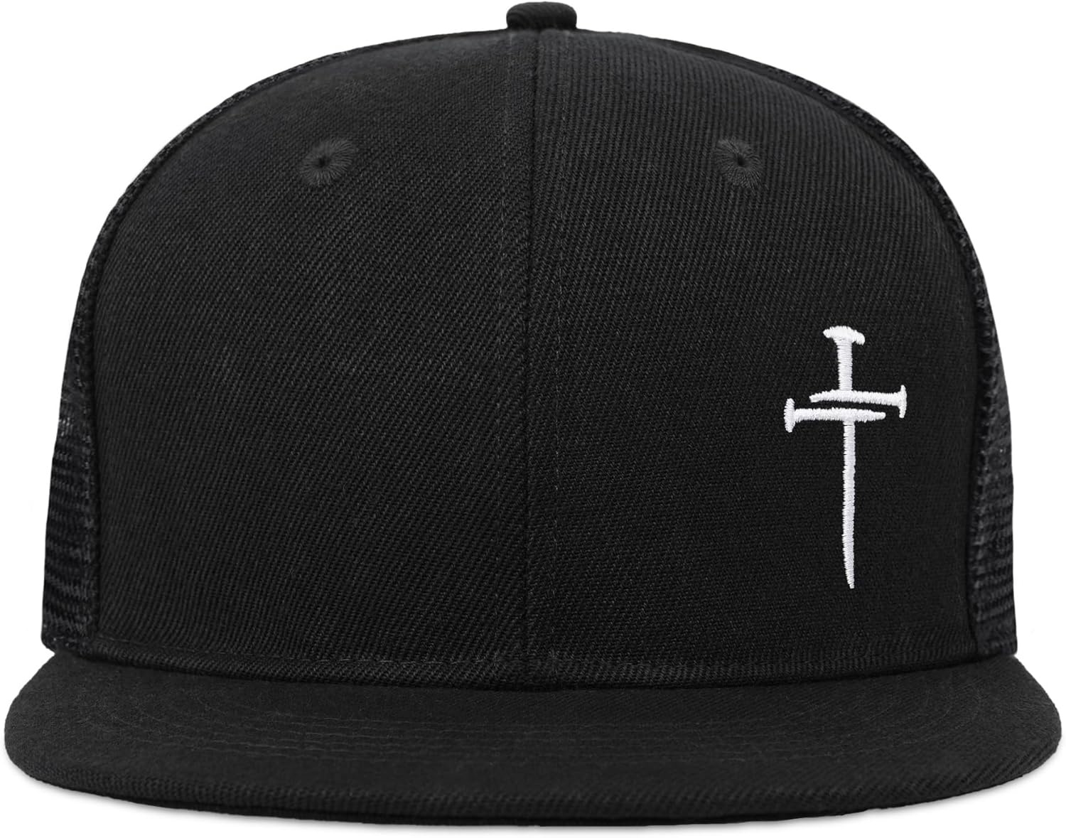 Christian Hats for Men Women - Cross Faith Flat Snapcback Hats - Religious Gifts for Thanksgiving Christmas