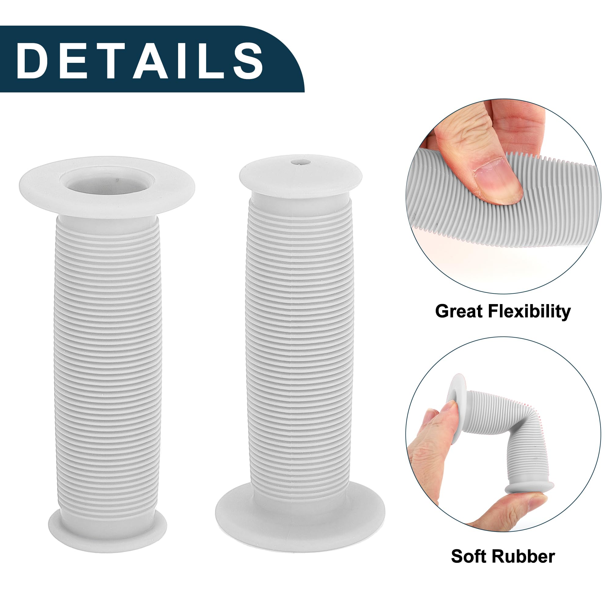 TUCKBOLD Bike Handlebar Grips Covers 100mm Long Lightweight - Image 3
