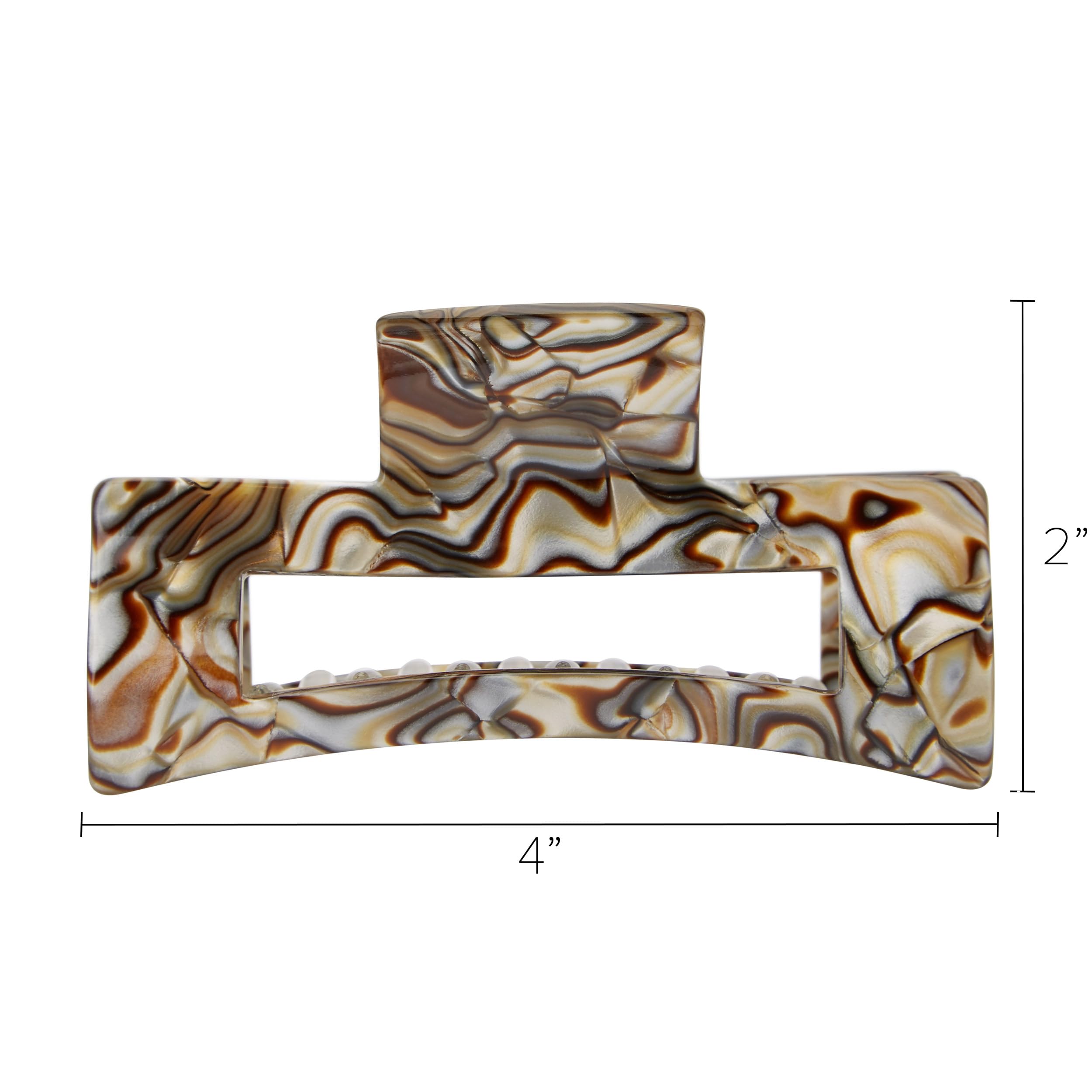 France Luxe
Midi Cutout Rectangle Jaw
Hair Clip Amazon.com : France Luxe Large Cutout Rectangle Claw Clip  main image 3