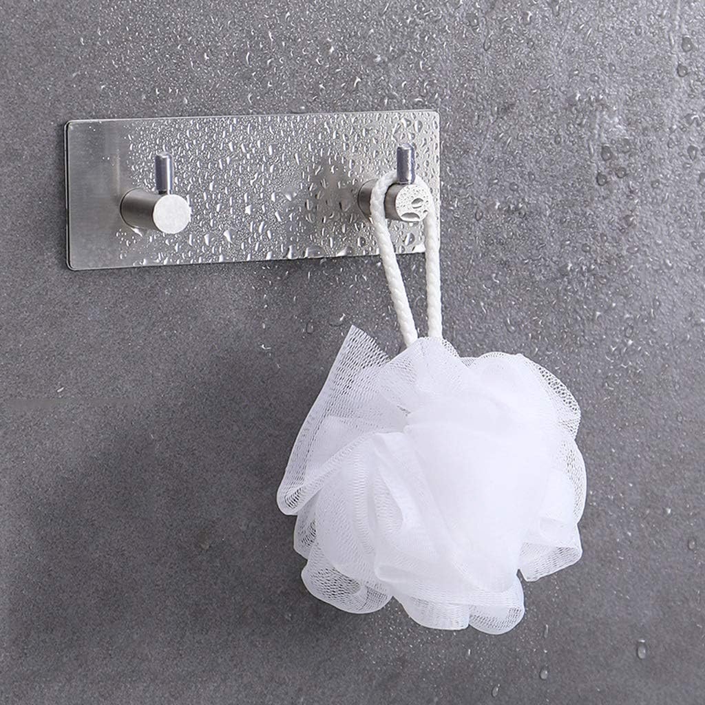 Wall Hooks Space Aluminum Hangers on Home Bathroom Kitchen for Hanging Keys,Towels,Clothes,Bags,Hats Hook
