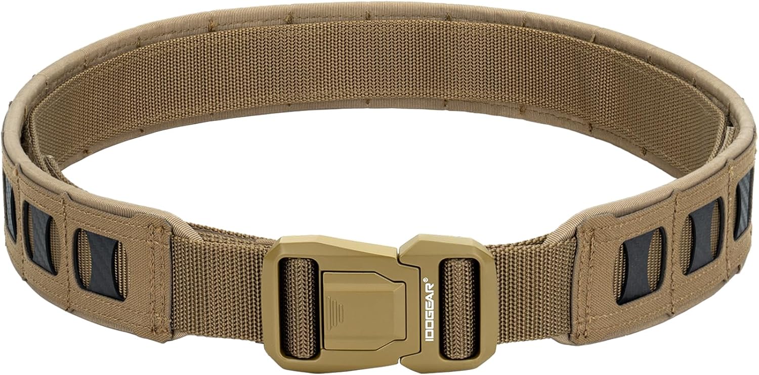 IDOGEAR SPORTS Tactical Heavy Duty Belt Quick Release MOLLE Belt With 1.5"/2" Inner Outer For Men Outdoor Paintball Airsoft - Image 2