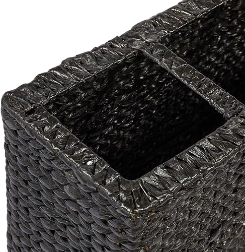 Miniatura 6 de Cama elevada de jardín con 4 macetas de jacinto de agua negro, cama de jardín elevada, macetas al aire libre para jardín de hierbas de flores