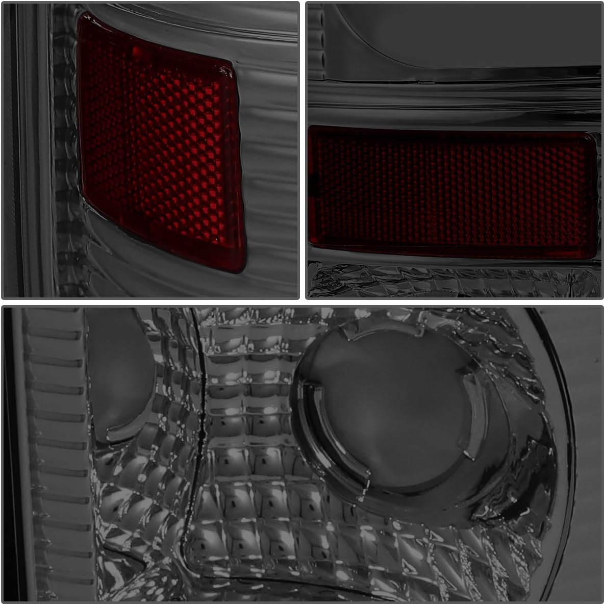 DNA MOTORING TL-F15097-LED-3D-SM-G2 LED 3D Tail Light Assembly Driver & Passenger Side [Compatible with 99-07 Ford F250 F350 F450 F550 / 97-03 F150 ]