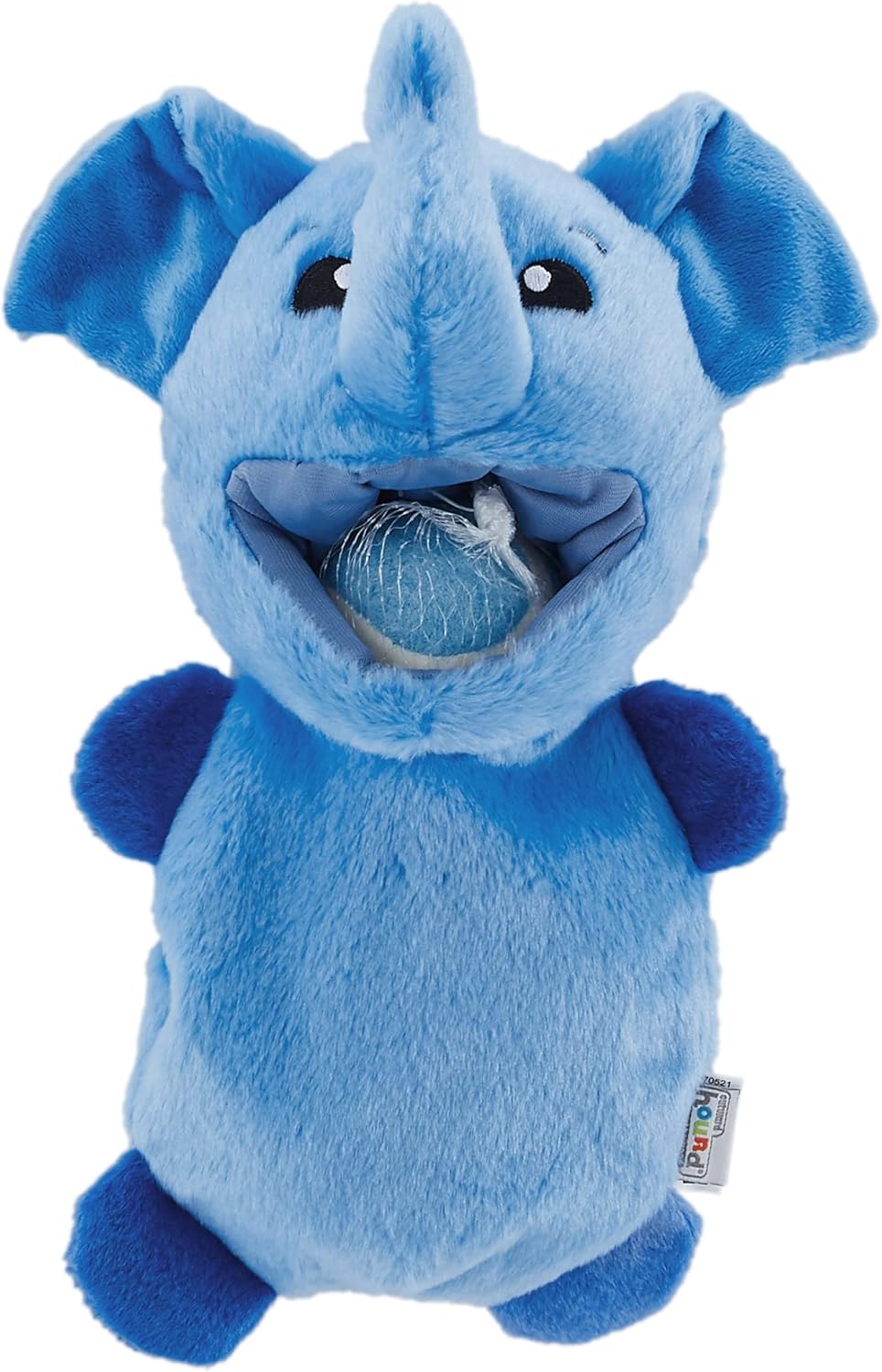 Outward Hound Ball Hogz Elephant Hide and Seek Dog Toy with Tennis Balls