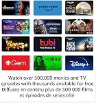 Amazon Feu TV 43" Omni QLED Series 4K UHD Intelligent TV, Dolby Vision IQ, Feu TV Expérience ambiante, mains libres avec Alexa