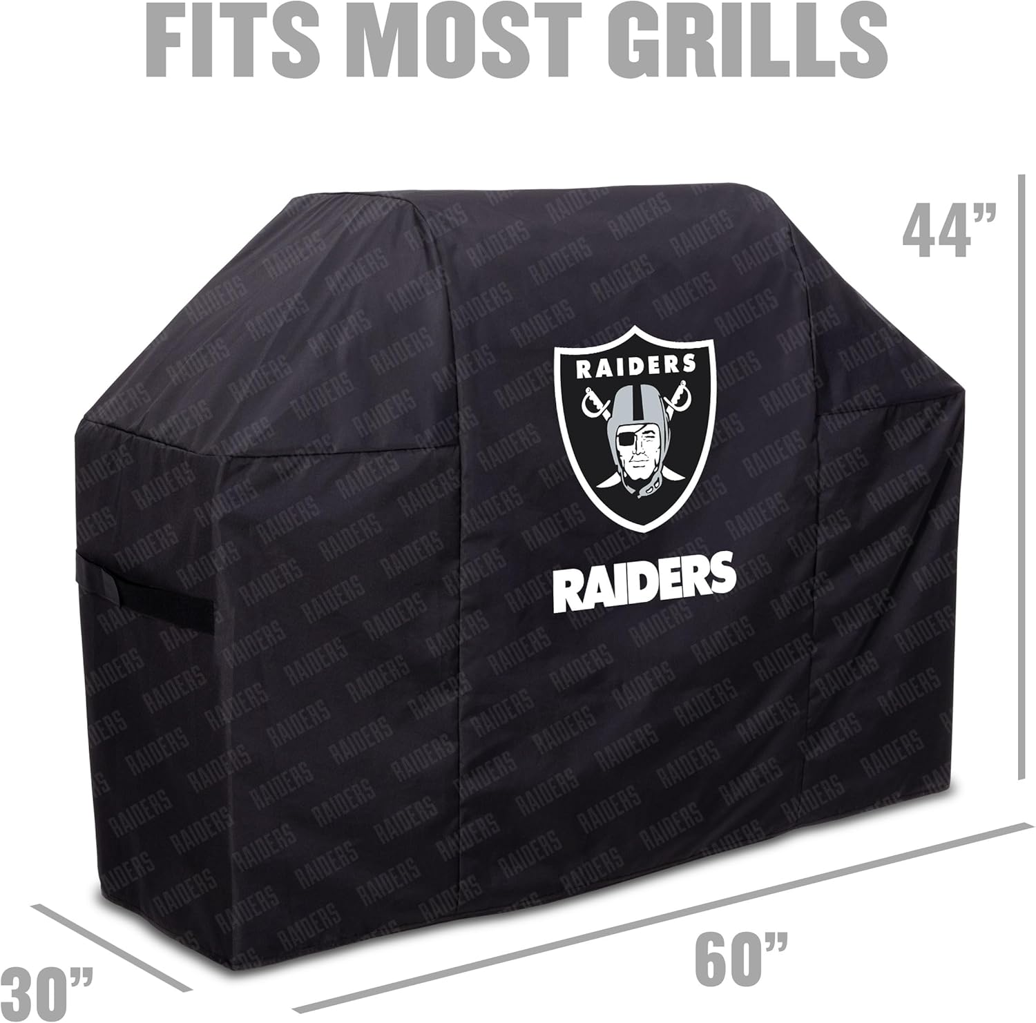 YouTheFan NFL Heavy Duty Waterproof Grill Cover – UV Resistant, Durable Polyester BBQ Cover, Weatherproof Protection for Outdoor Gas or Charcoal Grills, for Grills up to 5’ Wide