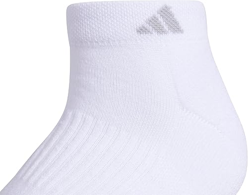 Miniatura 3 de adidas Calcetines acolchados de corte bajo para mujer con compresión de arco (3 pares)