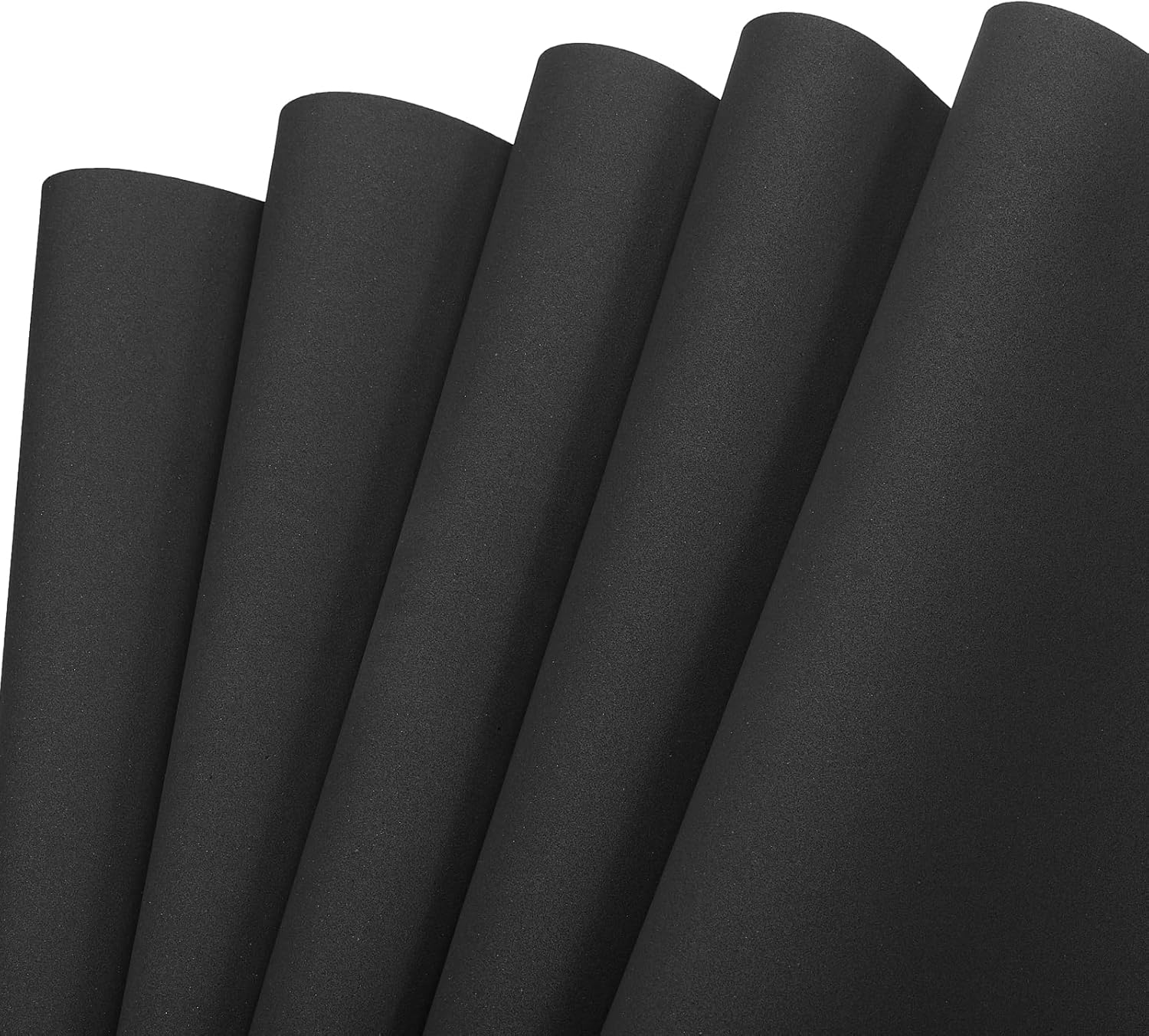 MECCANIXITY EVA Foam Sheets Black 19.7 Inch x 17.7 Inch 0.8mm Thick Crafts Foam